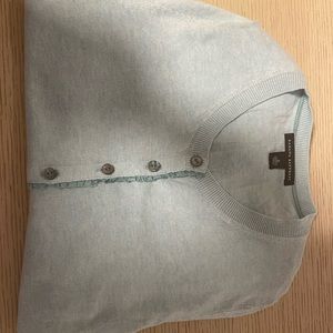 Banana republic baby blue cardigan. Size small